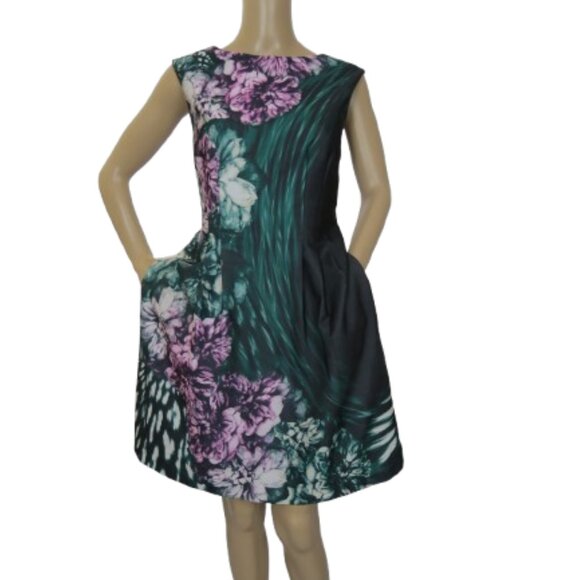 Vince Camuto Vibrant Floral Dress - Picture 1 of 9